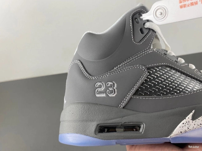 Reps TBK 136027-005 Jordan Wolf Retro 5 Air Grey 0704